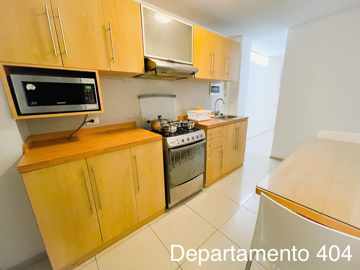 Departamento 404 - 3 habitaciones con cama matrimonial