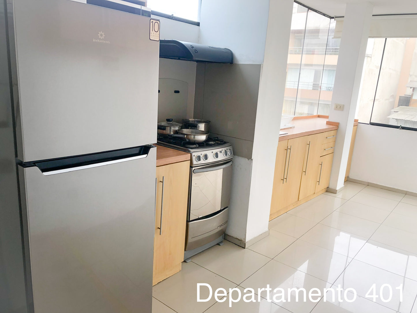 Departamento 401 - 3 habitaciones con cama matrimonial + 1 habitación con cama individual