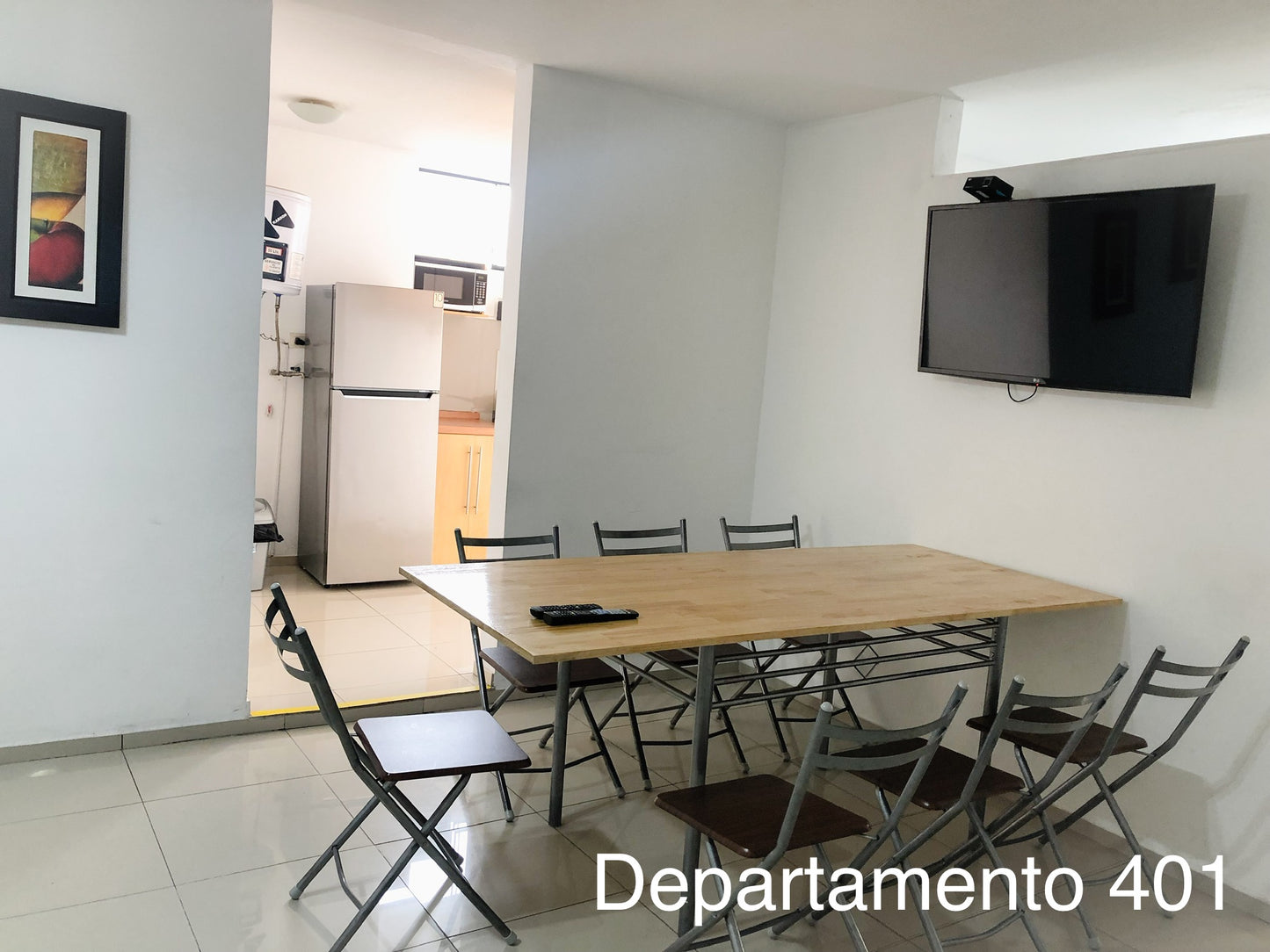 Departamento 401 - 3 habitaciones con cama matrimonial + 1 habitación con cama individual