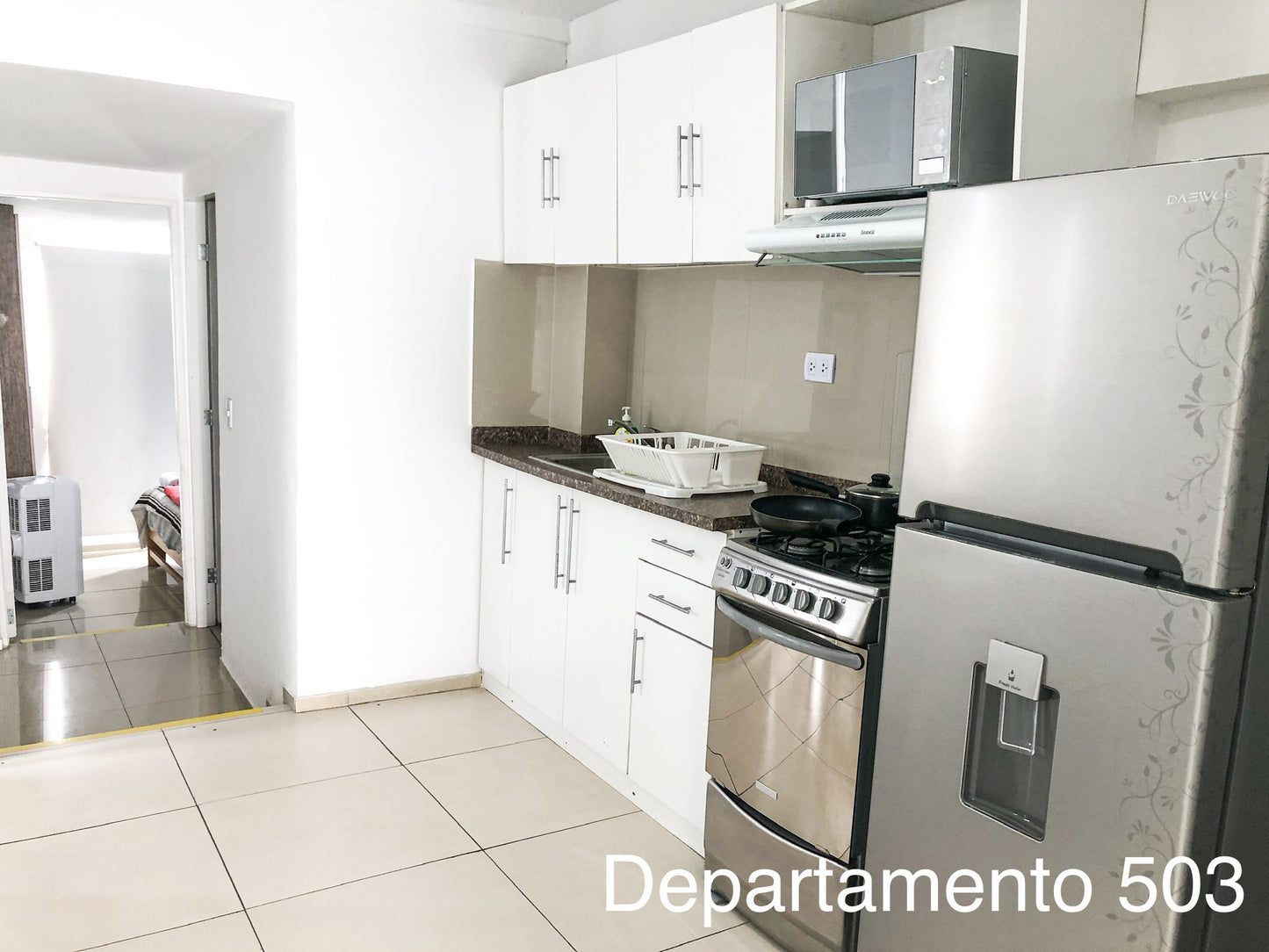Departamento 503- 1 habitación con cama queen