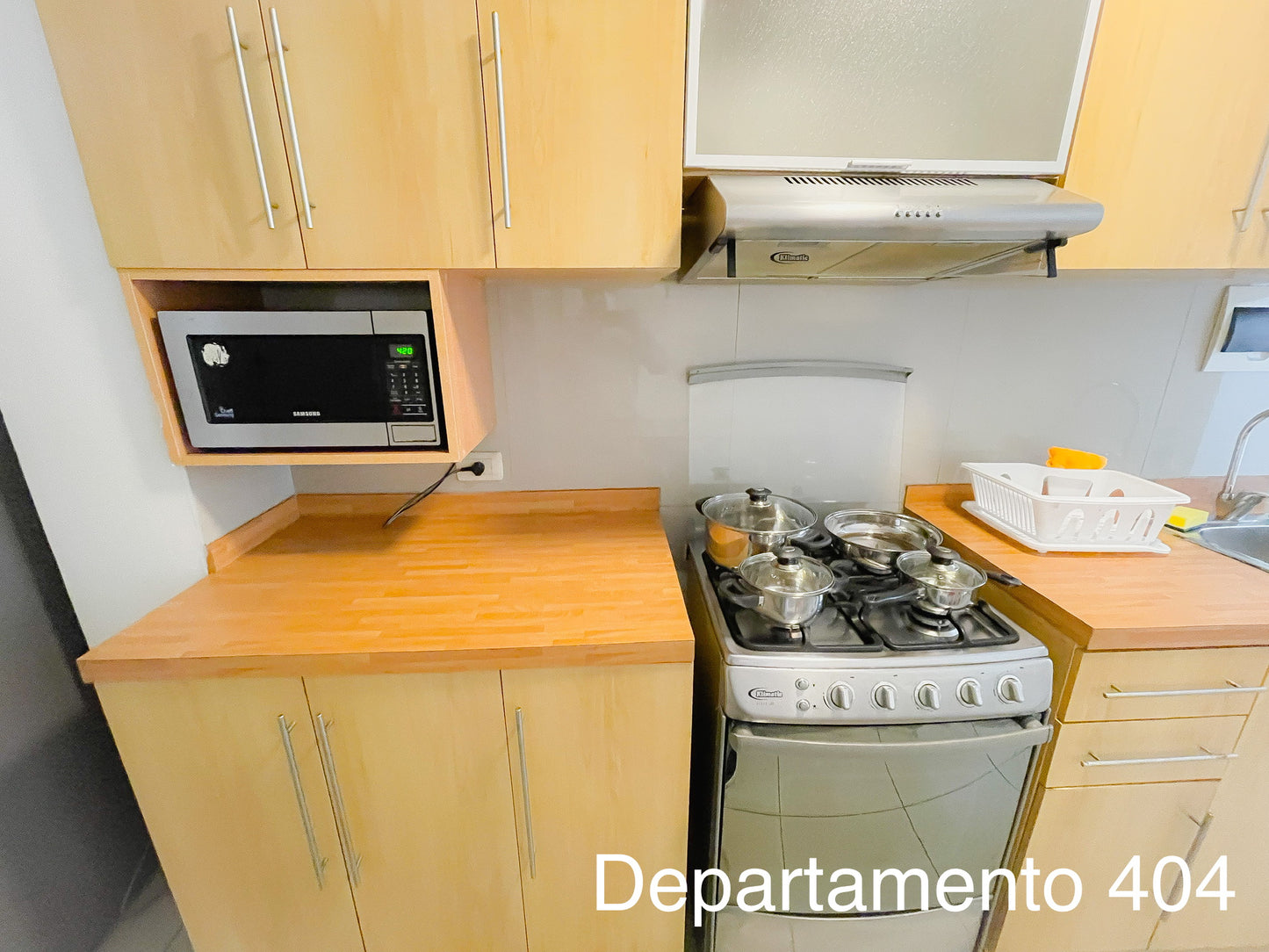 Departamento 404 - 3 habitaciones con cama matrimonial