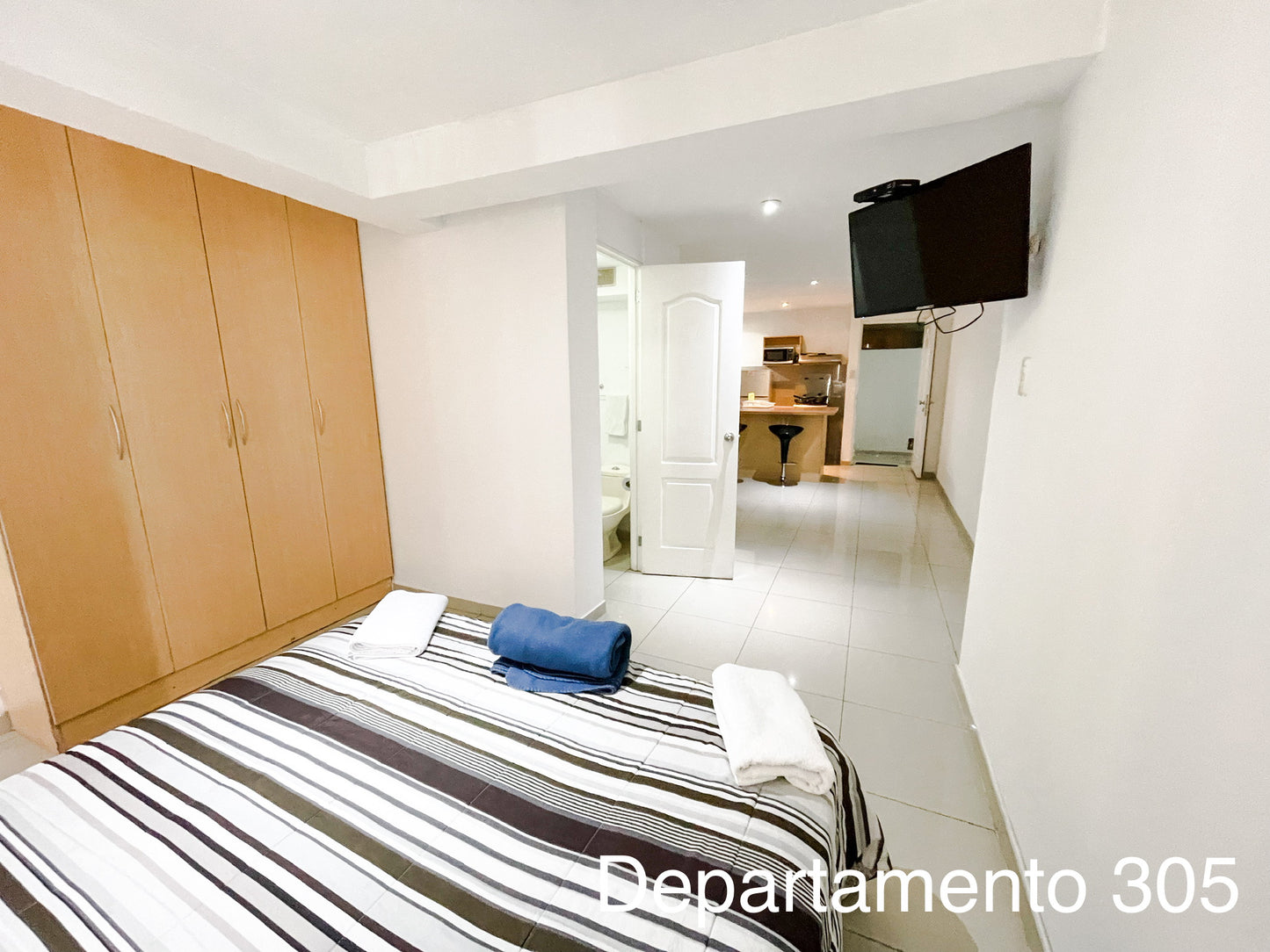 Departamento 305- 1 habitación con cama queen